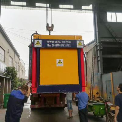 China Semi-auto baling machine,Scrap Pet Bottle Recycling Baler,Plastic Film Baler for sale