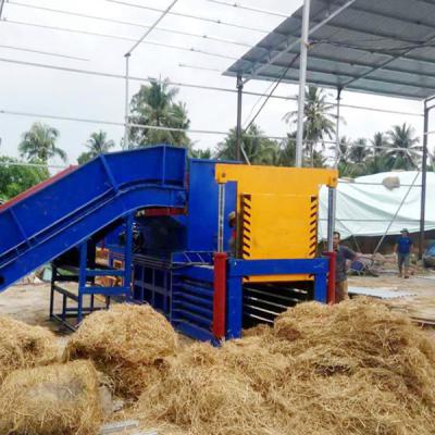 China Straw Fiber Horizontal Balers,Straw Baling Press Machine for sale