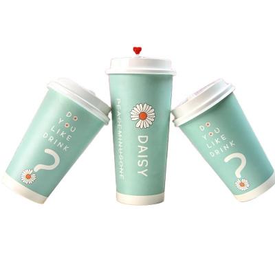 China HARD AND THICK factory hot custom paper cup custom paper coffee cup with sleeve coffee paper cups for sale