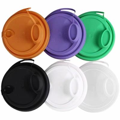 China Custom factory logo juice cup cover sip lid picosecond coffee cup lid HARD AND THICK for sale