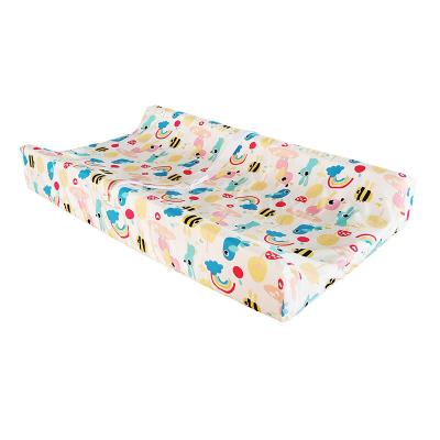 China Anti-Bacteria Waterproof Lining Foam Contoured Changing Table Pads Topper for sale