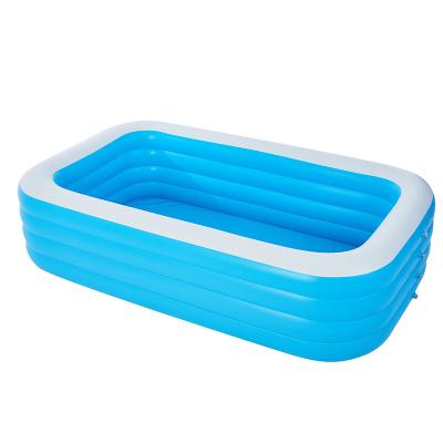 China Outdoor Kids Pool Above House Ground Family Heat Insulation PVC Food Grade Outdoor Inflatable Swimming Pool Piscina for sale