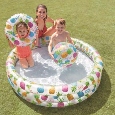 China Outdoor Kids Pool Customize Durable Easy Convenient Plastic PVC Above Ground Pool For Small Children for sale