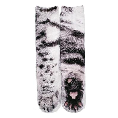 China Factory Wholesale Antibacterial Custom Adult Cartoon OEM Animal Paw Socks Animal Feet Socks for sale