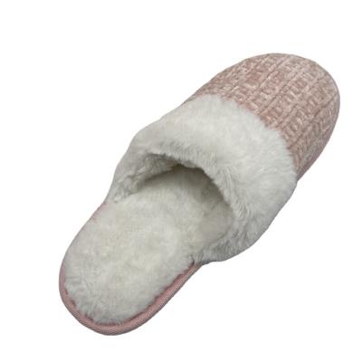 China Fashion Trend Home Slipper Customized Thick Plush Warm Women's Home Slippers for sale