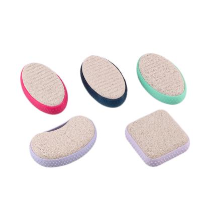 China Custom Natural Volcanic Promotional Foot Shaped Bath Pumice Pedicure Foot Backrest Lava Bath Pumice Stone Convenient for sale