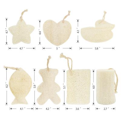 China All Natural Biodegradable Animal Form Loofah Pad and Natural Loofah Sponge Eco-Friendly Bath Loofah for Body Cleansing and Dish Washing for sale