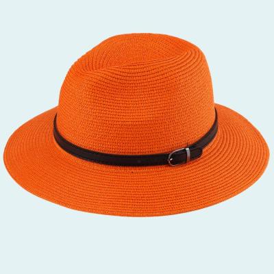 China Henan China manufacturer striped outdoor floppy disc striped wide brim women straw hats for sale