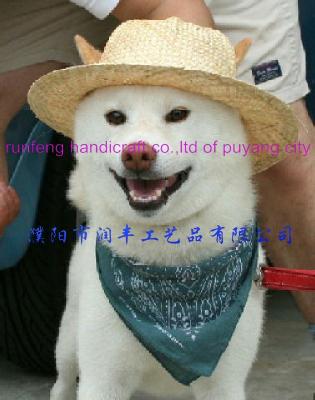 China pet striped hat for sale