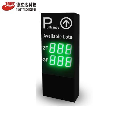 China Outdoor Space Guidance Factory Price Green Color Outdoor Led Screen For Smart Parking Wayfinding System for sale