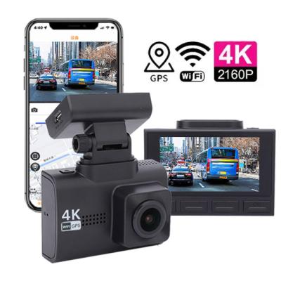 China 2.45inch NIGHT VISION dash camera dashcam 4k gps wifi hd car dvr 4k dual front and rear dual dash camera dual cams for sale