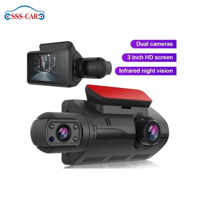 China NIGHT VISION 3 inch dual camera dashcam dual lens dash camera wifi full hd 1080p mini car dvr dash cam inside dual dash cam wifi car camera for sale