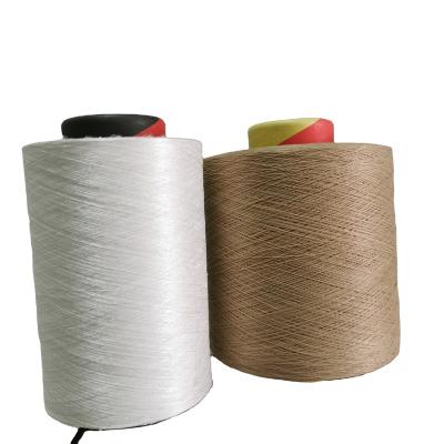 China Anti-bacteria ATY 5000D/144F polyester with oeko GRS light color high UV fastness resistance polyester air textured yarn for knitting fabric for sale