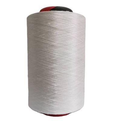 China Running Anti-deformation DTY 75D/36F Anti-deformation Polyester Dope Yarn Gray Bacterial Far Infrared Heating Dye Bright Color Fastness Anti For T-shirt Fabric for sale