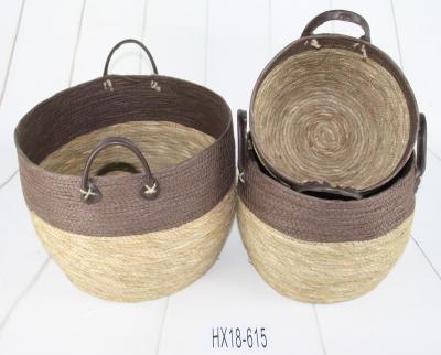 China Sustainable Handwoven Storage Basket for sale