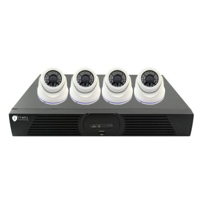 China Low Cost DIY Security Camera DVR KIT 4CH Indoor High Quality CCTV HD System with AHD Dome or Bullet Camera Optional for sale