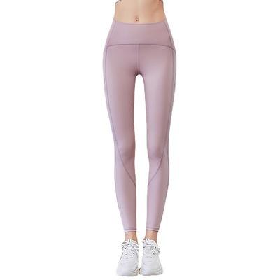 Cina Hot Selling Amazon Yoga Stretch High Waisted Elastic Soft Gaiters Stretch Pants Yoga Gaiters in vendita