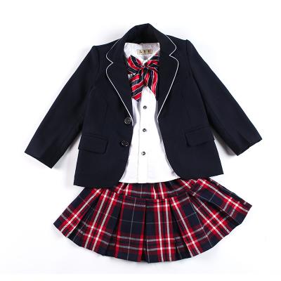 China Bulk school uniforms school logo custom made high quality private school group kindergarten uniforms Te koop