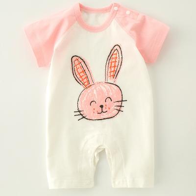 중국 Hot Selling Cotton Babies Rompers Ruffle Sleeveless 100% Kids Baby Rompers Clothes 판매용