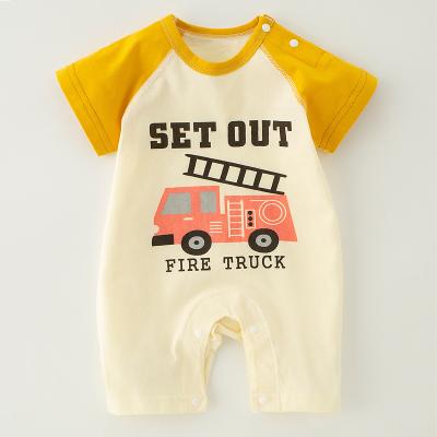 China Custom 100% Cotton Baby Onesie For Kids Baby Romper Sublimation White Short Sleeve Baby Onesie en venta