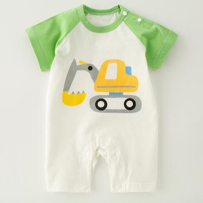 China Wholesale cute newborn 100% cotton baby clothes soft knit boutique boys and girls fancy baby romper zu verkaufen