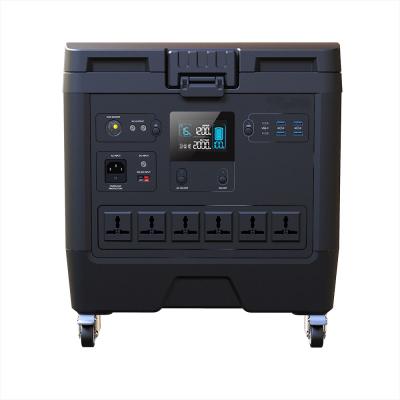 China Home Potable Emergency Power Supply Power Station 2000W Lithium Battery Outdoor Power for sale