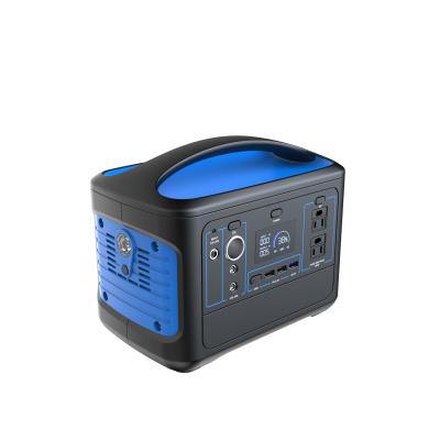 China Home Outdoor Portable Power Station Power Supply 600W Lithium Battery Power Bank for sale