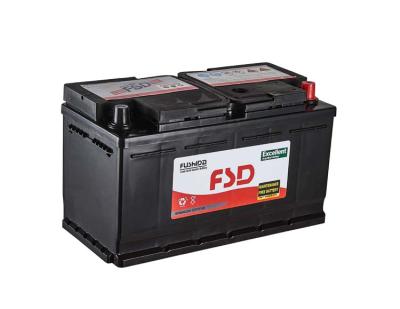 China PP+Pb Low Price Cambodia Manufacture DIN 75AH Car Battery for sale