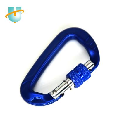 China CE Wear Resistant Durable Heavy Industry Rust Best Selling Shenzhen Aluminum Carabiner Clips for sale