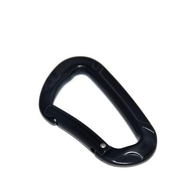 China Rust Wear Resistant Durable Aluminum Alloy 12KN / 5KN Bent Spring Carabiner Hook Type for sale