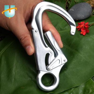 China Custom Logo 35kn Activity Big Break Protective Device Outdoor Climbing Belt Safety Multifunctional Carabiner Hook for sale