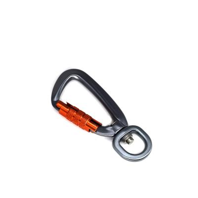 China Heavy Industry Expanding Wholesale Camping Carabiner Sling Swivel Carabiner With Triple Lock for sale