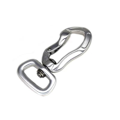 China High Quality Heavy Industry Aluminum Alloy Swivel Spring Carabiner Hook for sale