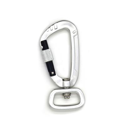 China Super lightweight heavy industry spring carabiner hook for dog leashes, increasing carabiner, wholesale camping sling swivel carabiner for sale