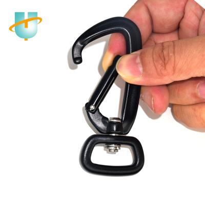 China Outdoor Wholesale Camping 4kn Fall Protection Swivel Carabiner Hook With Twist Lock for sale