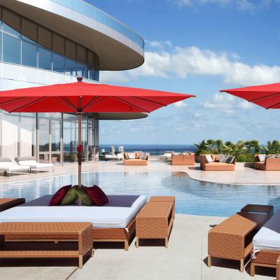 China Ombrelone Modern Cantilever Umbrella Beach Parasol for sale