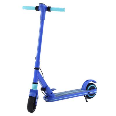 China Good Quality Plastic Folding 2 Wheel Kids Scooter 130w Electric Motor Kick Scooter Max Speed ​​14km/h for sale