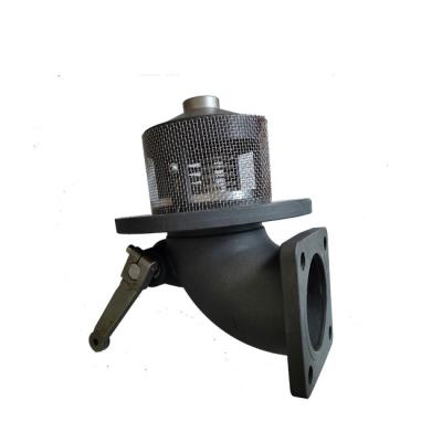 China Flange Type Unloading Fuel Tank Foot Valve For Diesel Tank HDF80FS for sale