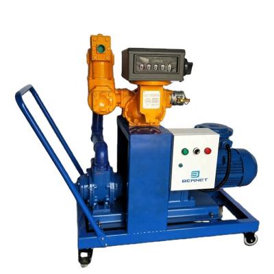 China Bernet Brand Mobile Diesel Pump For Fuel Dispenser Transfer 2.2kw for sale