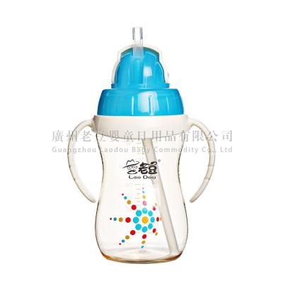 China Kids Drinkware Training Bottles Children Cups With Drinking Straw Baby Feeding Products for sale