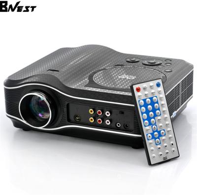 China BNEST 2019 Newest 2000 lumens Home Entertainment built-in DVD TV Projector TY020 for sale