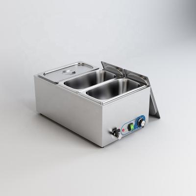 China Modern Desgin Customized Hot Pans Hotel Equipment Food Countertop Bain Marie Hot Food Warmer for sale