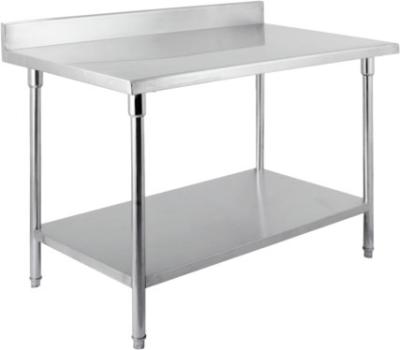 China Easily assembled; Heavy Duty Commercial Worktable With Back Splash Stainless Steel Worktable for sale