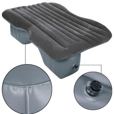 China Hybrid Type Back Seat Rest Flocked Inflatable Bed Car Mattress for sale