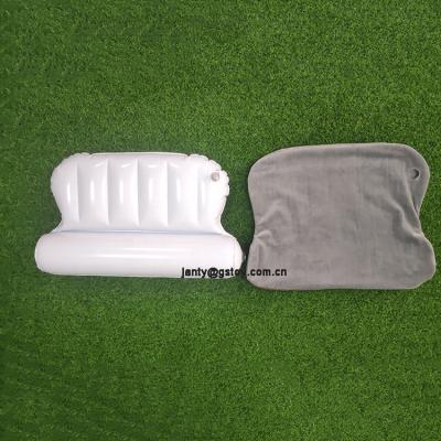 China Inflatable Removable Pillowcase Inflatable Nursing Pillow Neck Roll Rests Comfortable Cervical Pillow for sale