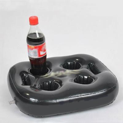 China Sustainable Portable Water Floating Inflatable Drink Cup Holder for sale