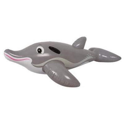 China Ride On Toy Dolphin Shape Float Jumper Custom Inflatable Pool Toy for sale