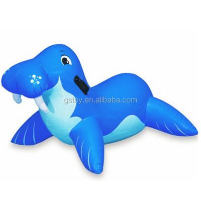 China 0.25mm PVC Kids Swimming Pool Toys Inflatable Floating Sea Lion for sale