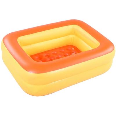 China Swimming pool equipment swimming pool summer swim play center orange kiddie inflatable pool for sale