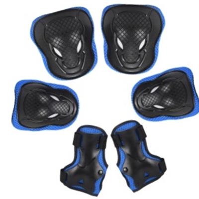 China Supply High Quality Protective Sport Pad Gear 6 In 1 Set Knee Elbow Pads Wrist Guard Adjustable Strap For Kids Adult for sale